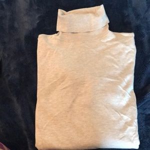 Tan lightweight turtle neck sweater, lightly worn